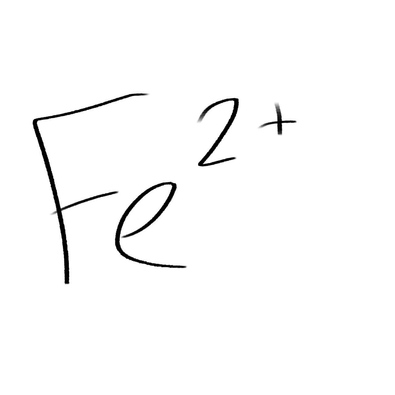 Fe 2+