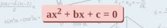 <p>ax²+bx+c</p>