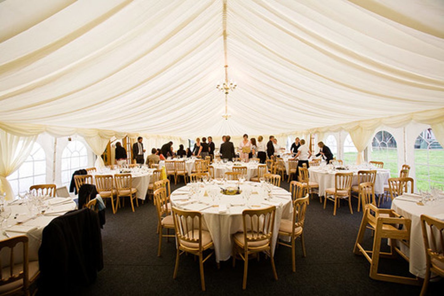 <p>place where events or activities take place</p><p>The wedding ---- was decorated beautifully.</p>