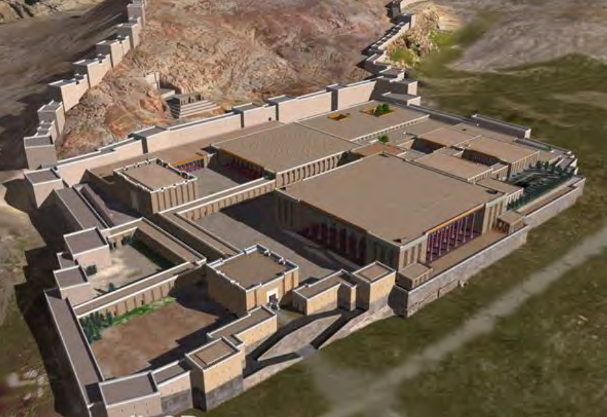 <p><span>Changes: 1. now carved into hillside rather than rising from landscape. 2. One dominant axis rather than approachable from all sides. (Axiality; carved from the living rock/cliff-face)</span></p>