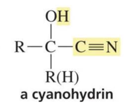 <p>Reactions of cyanohydrins:</p>