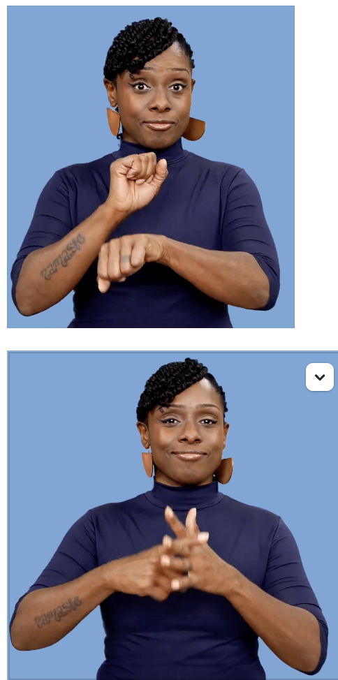 <p>Sign&nbsp;“WORK” (movement occurs twice) and then sign&nbsp;“START” (index finger twists inward between right hand index and middle finger)</p>