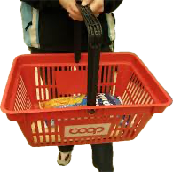 <ul><li><p>I pick up <mark data-color="yellow" style="background-color: yellow; color: inherit;">a </mark><strong><mark data-color="yellow" style="background-color: yellow; color: inherit;">shopping basket</mark></strong> from a stack. </p></li></ul><p></p>