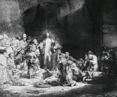 <p><em>Christ Preaching</em></p>