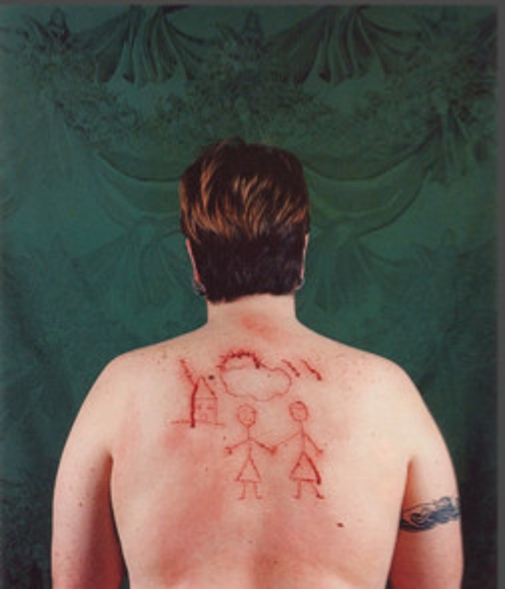 <p>a seminal series of 13 color portraits by artist Catherine Opie, featuring close-up shots of her friends in the Los Angeles queer and leather community performing masculinity with fake mustaches. The portraits, which explore gender performance and identity, are framed tightly to show details like glue and webbing, presented similarly to trophies to form a "history of one's community"</p><p>This series marked a breakthrough for Opie, enabling her to represent her community's collective identity in the early 1990s.</p>