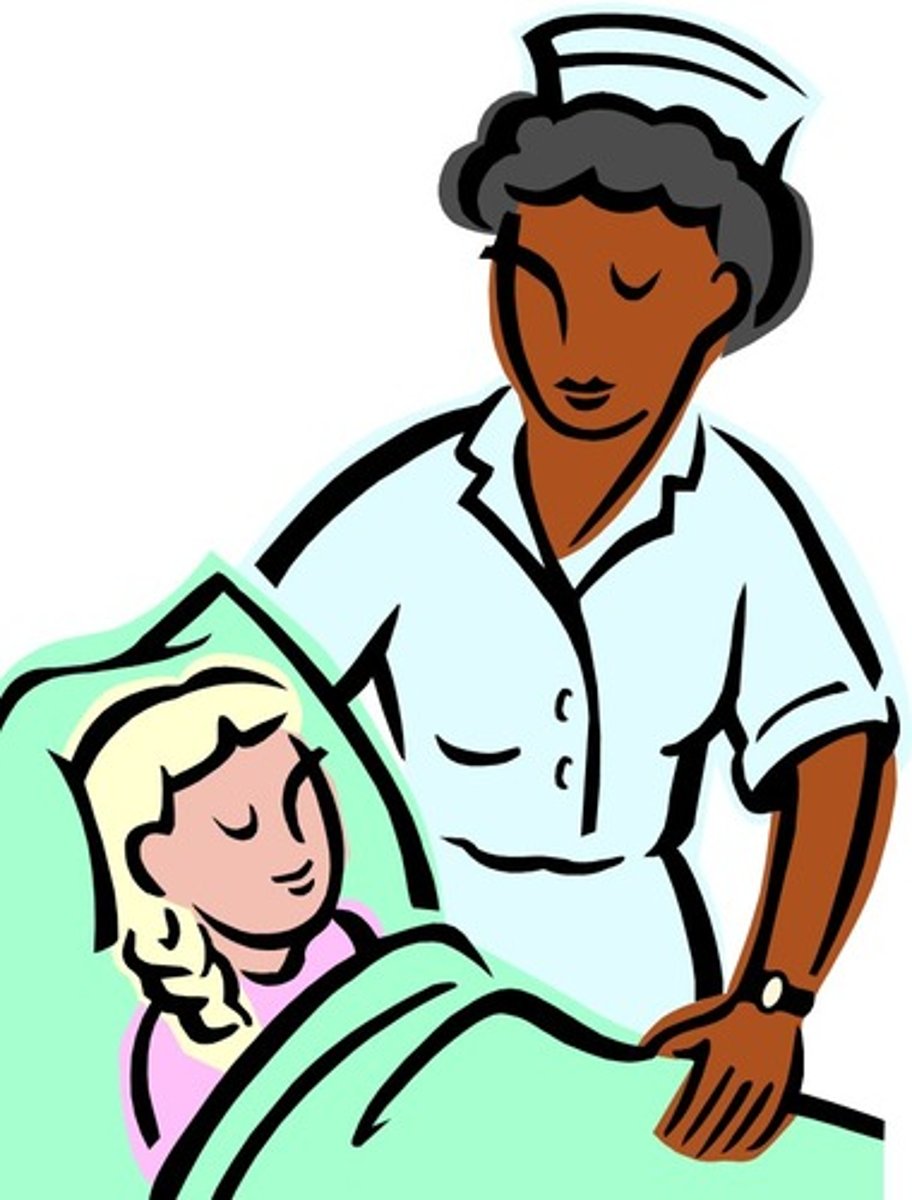 <p>a nurse</p>