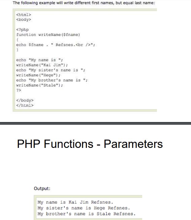 <p>parameters</p>