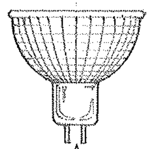 <p>A multifaceted reflector bulb for tungsten-halogen lamps, having highly polished reflectors arranged in discrete segments to provide the desired beam spread</p>