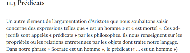 <p>sermon, homélie<br>ou<br>action de prêcher (Enseigner “la révélation religieuse”)<br>ou<br>Action d'affirmer ou de nier un prédicat d'un sujet (philosophie)</p>