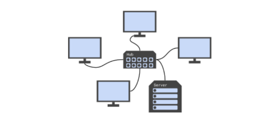 <p>Which physical topology is shown in the diagram?</p>