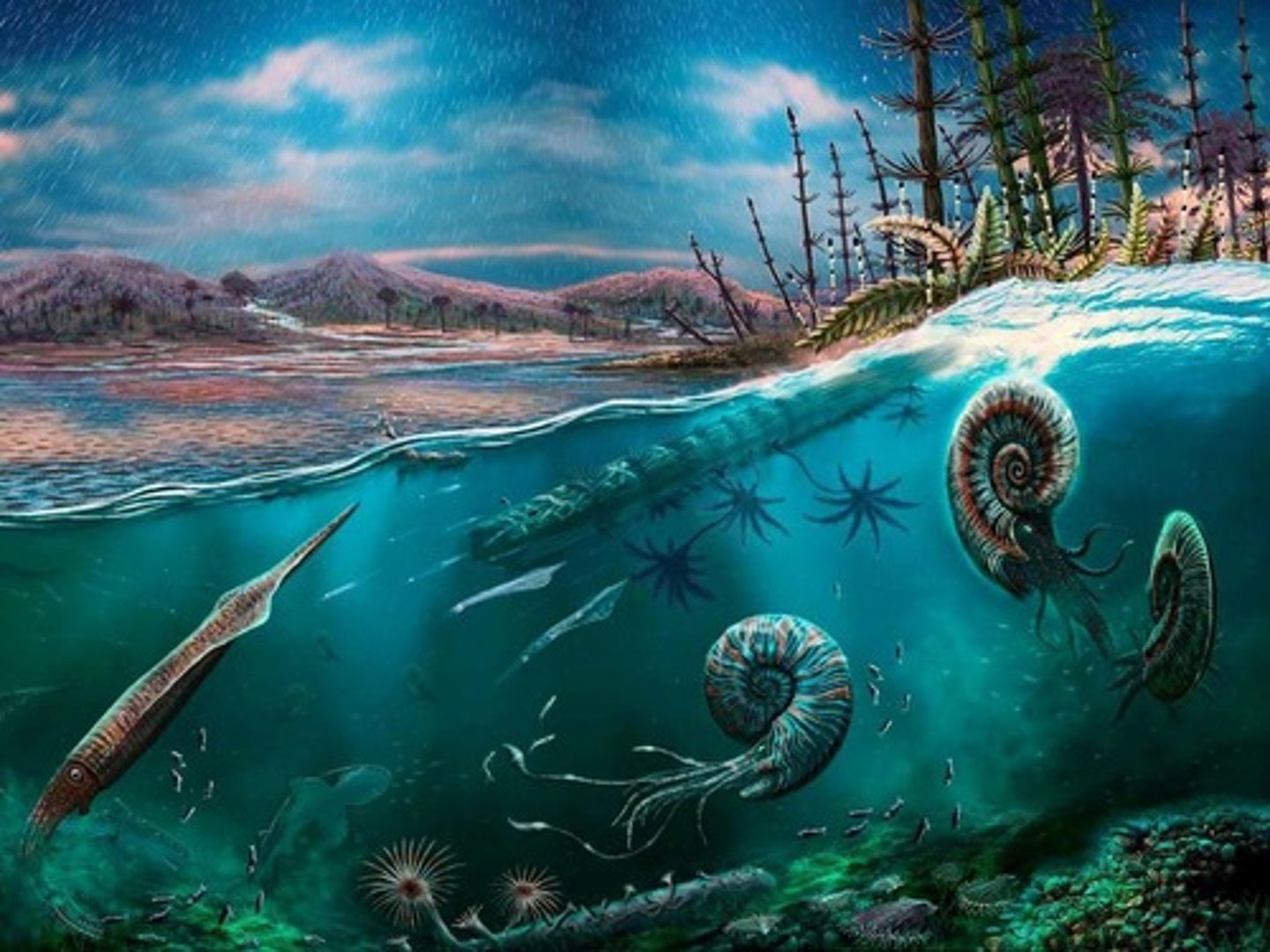 <p>It is known for the 'Cambrian Explosion,' a rapid diversification of life forms.</p>