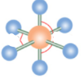 <p>Name the VSPR & angle</p>