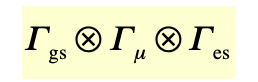 <p>for any process that involves the absorption of light, the transition is allowed, if and only if, the triple product contains the <strong>totally symmetric representation</strong></p><p>Γgs = <strong>always totally symmetric ~ 1</strong></p><p>Γes = <strong>Γvib = TREAT EACH VIBRATION SEPARATELY </strong></p><p>Γ(μ) = sum of x, y, and z representations in the point group</p>