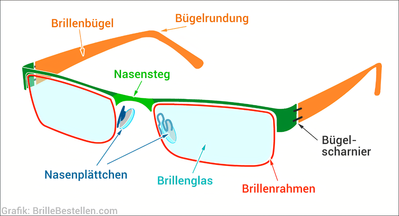 <p>die Brille, -n</p>