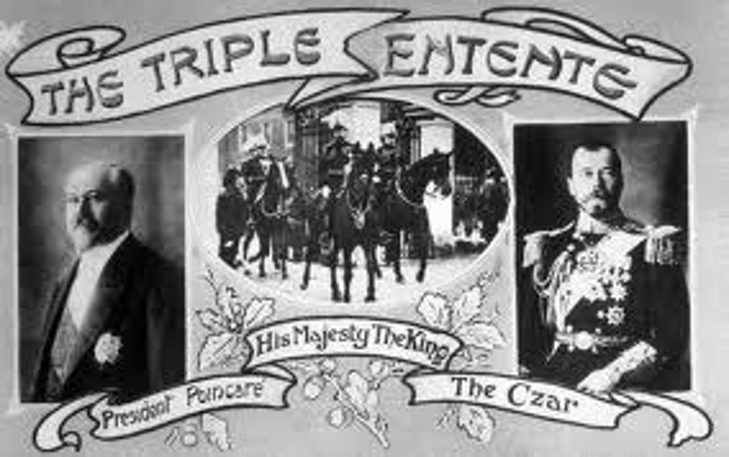 <p>A military alliance between Great Britain, France, and Russia in the years preceding World War I.</p>