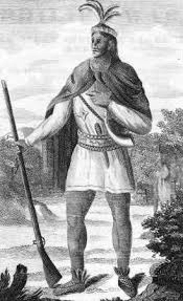 <p>First large-scale conflict between colonists and Native Americans, waged in Plymouth, Massachusetts Bay, Rhode Island, and Connecticut (1675-1676)</p>