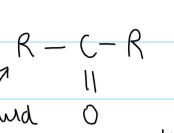 <ul><li><p>NOT on an end carbon</p></li></ul>