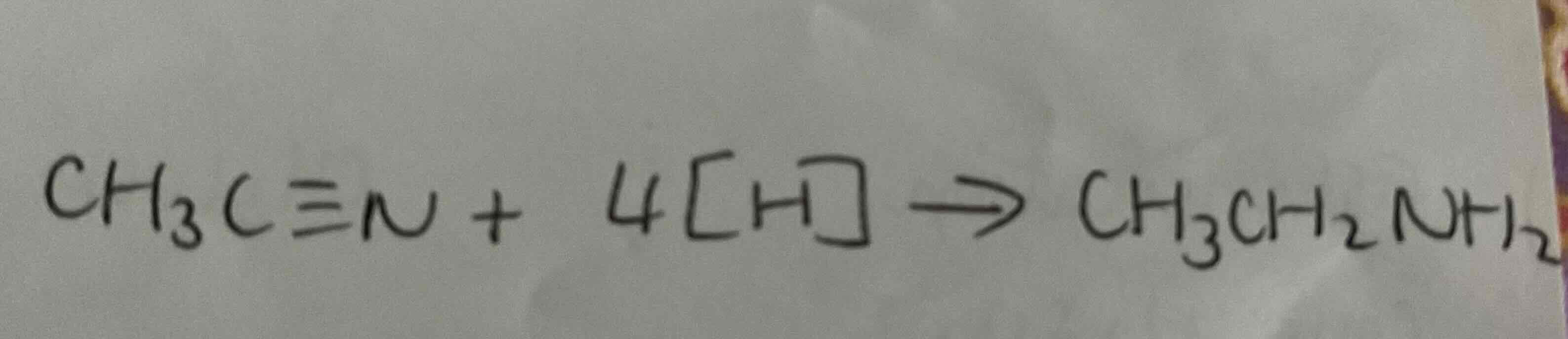 <ul><li><p>Reduction</p></li><li><p>Using LiAlH4 in dry ether</p></li></ul>