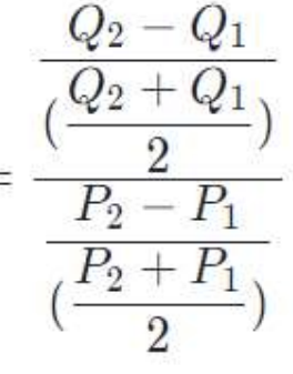 <p>for price elasticity</p>