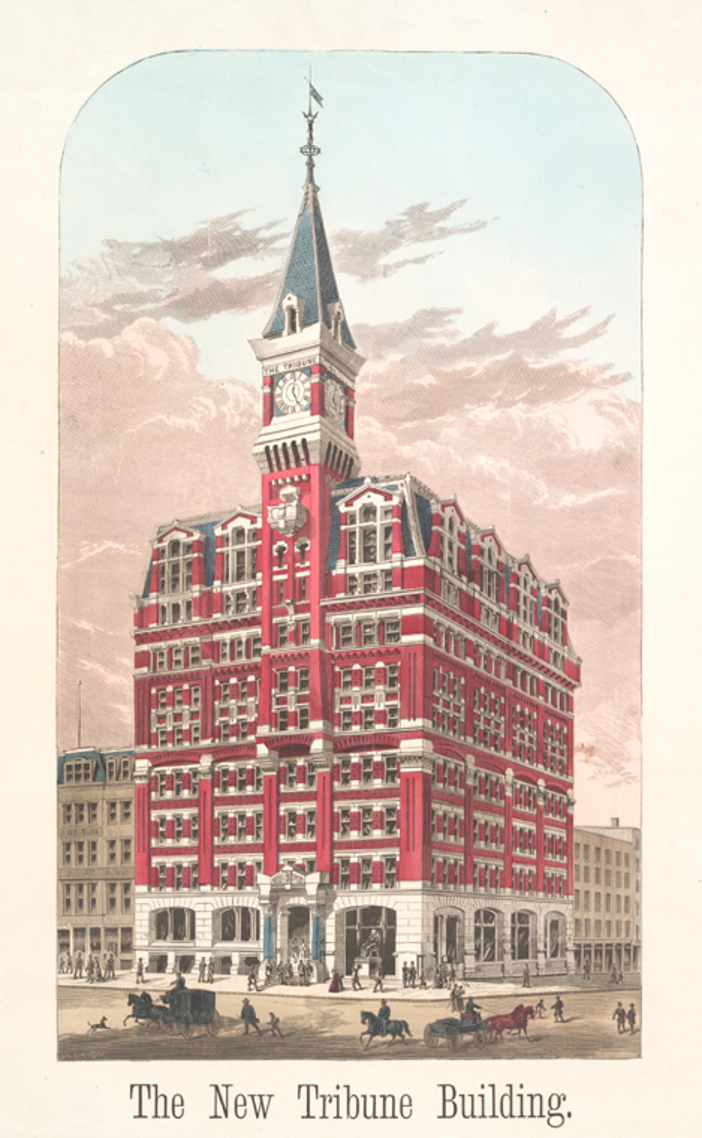 <p>New York Tribune Building</p><p>Richard Morris Hunt</p><p>New York</p><p>1870’s</p>
