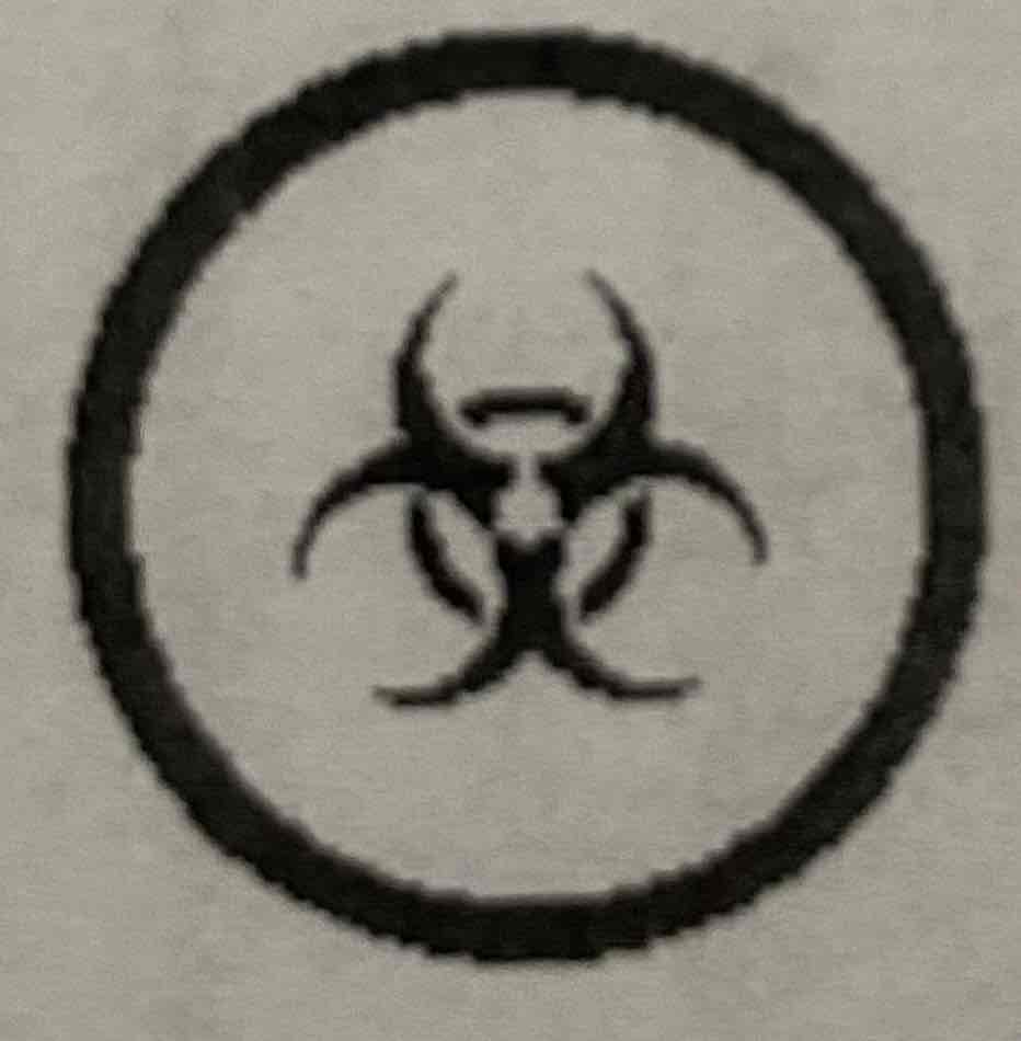 <p>Biohazardous infectious materials</p>