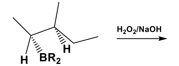 <p>What is the mechanism of this alkylborane?</p>
