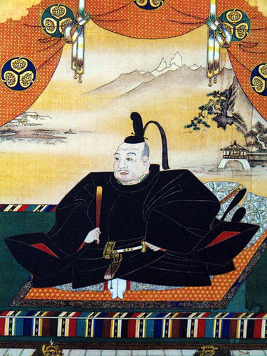 <p>-In 1600, Japan was ruled by an emperor</p><p>-There was also a Shogun, who was the highest ranking military general</p><p>--In 1603, Tokugawa Ieyasu was the Shogun; he staged a rebellion and took power away from the Emperor</p><p>-He started the _________________ ______________, which would last for 250 years</p><p>-He left the emperor in place however, as a puppet or figurehead. Throughout this entire time, the Shoguns had all the real power</p><p>-The Tokugawa Shoguns kept Japan isolated for 250 years; in 1853 CE Commodore Matthew Perry arrived in Japan and "opened" it to trade at gunpoint; the ______________ ______________ ended soon thereafter</p>