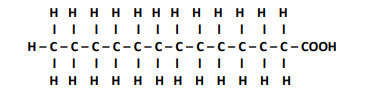 <p>is this fatty acid saturated or unsaturated?</p>