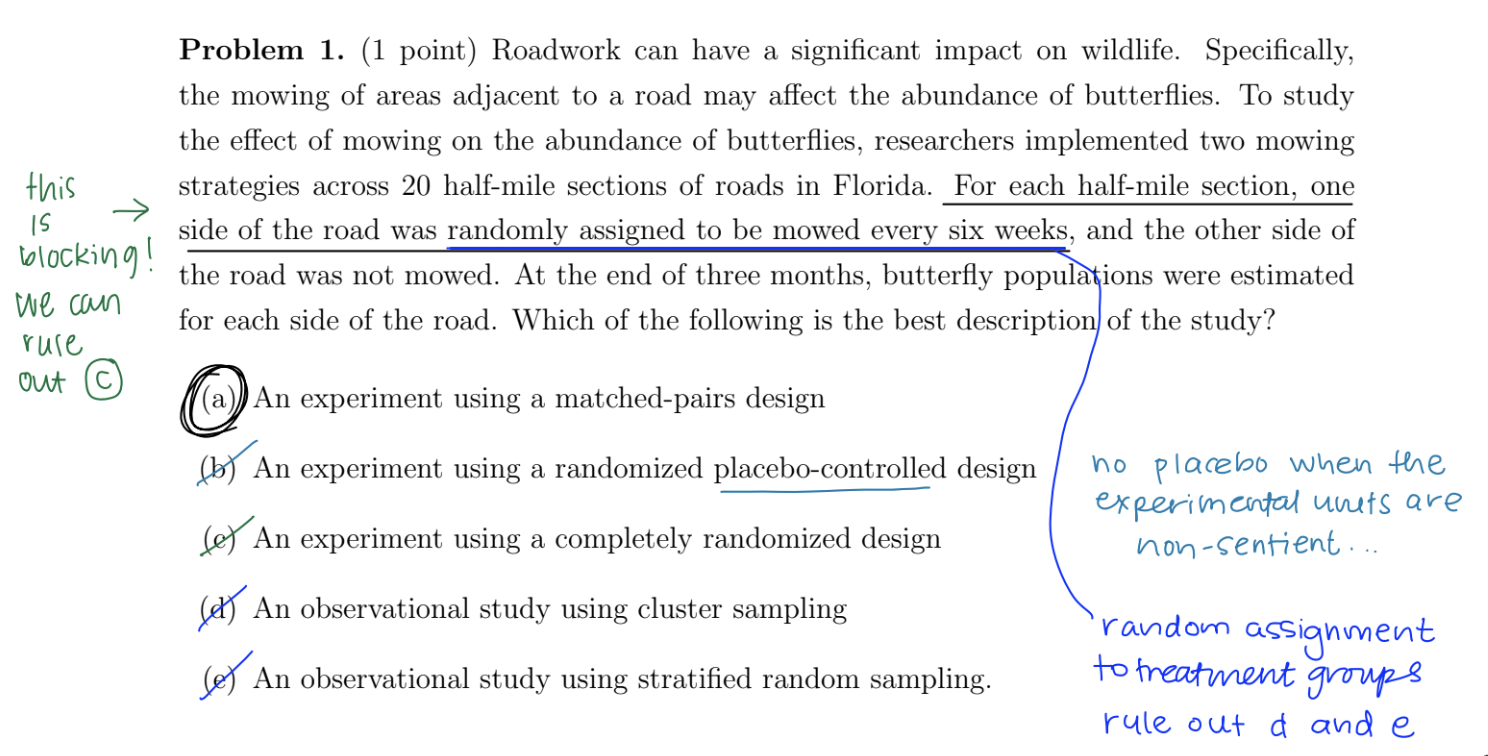 <p>blocking in situations with two exp units for each block does classify as matched pairs</p>