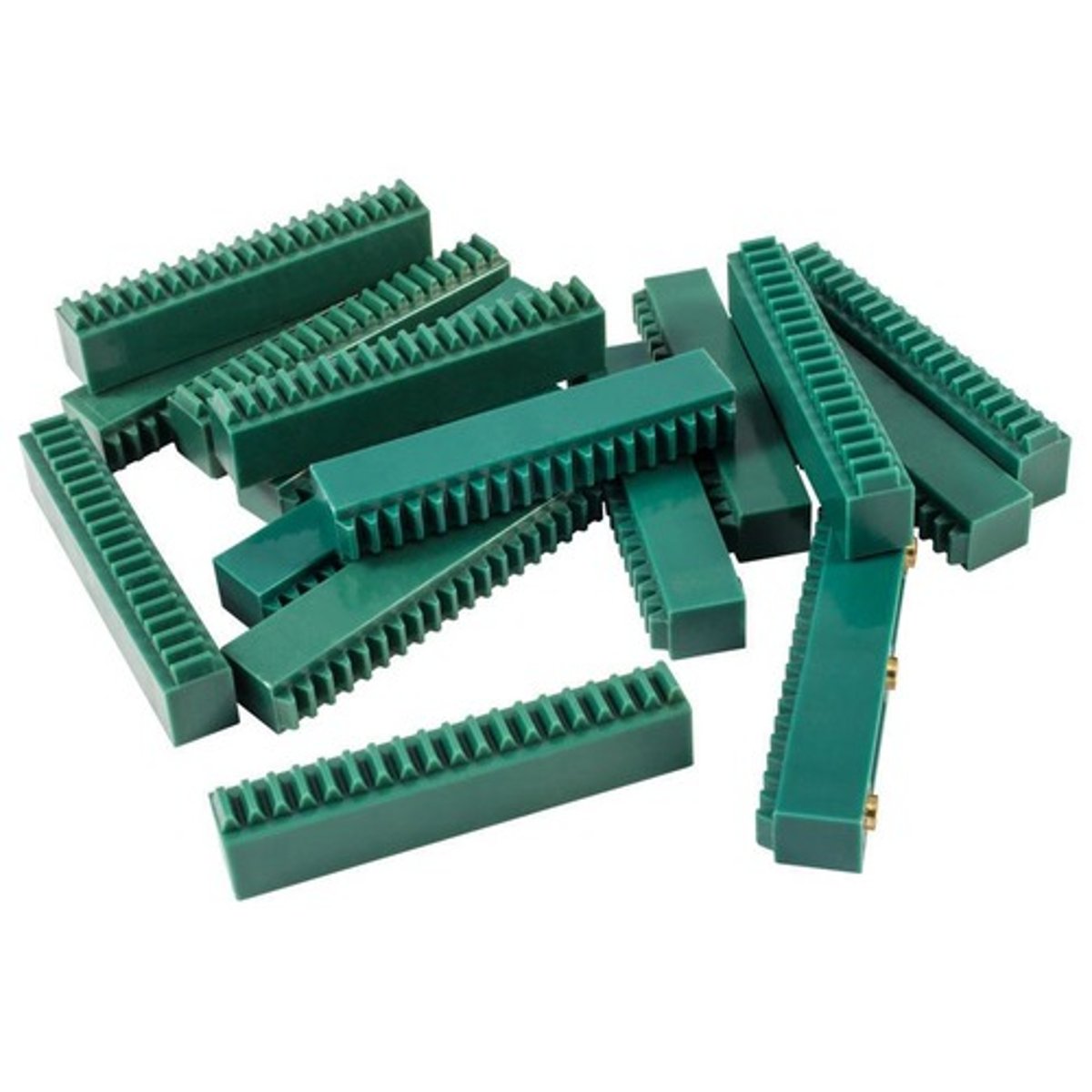 <p>this is a flat gear with teeth along its length; used to create linear motion from rotary.</p>