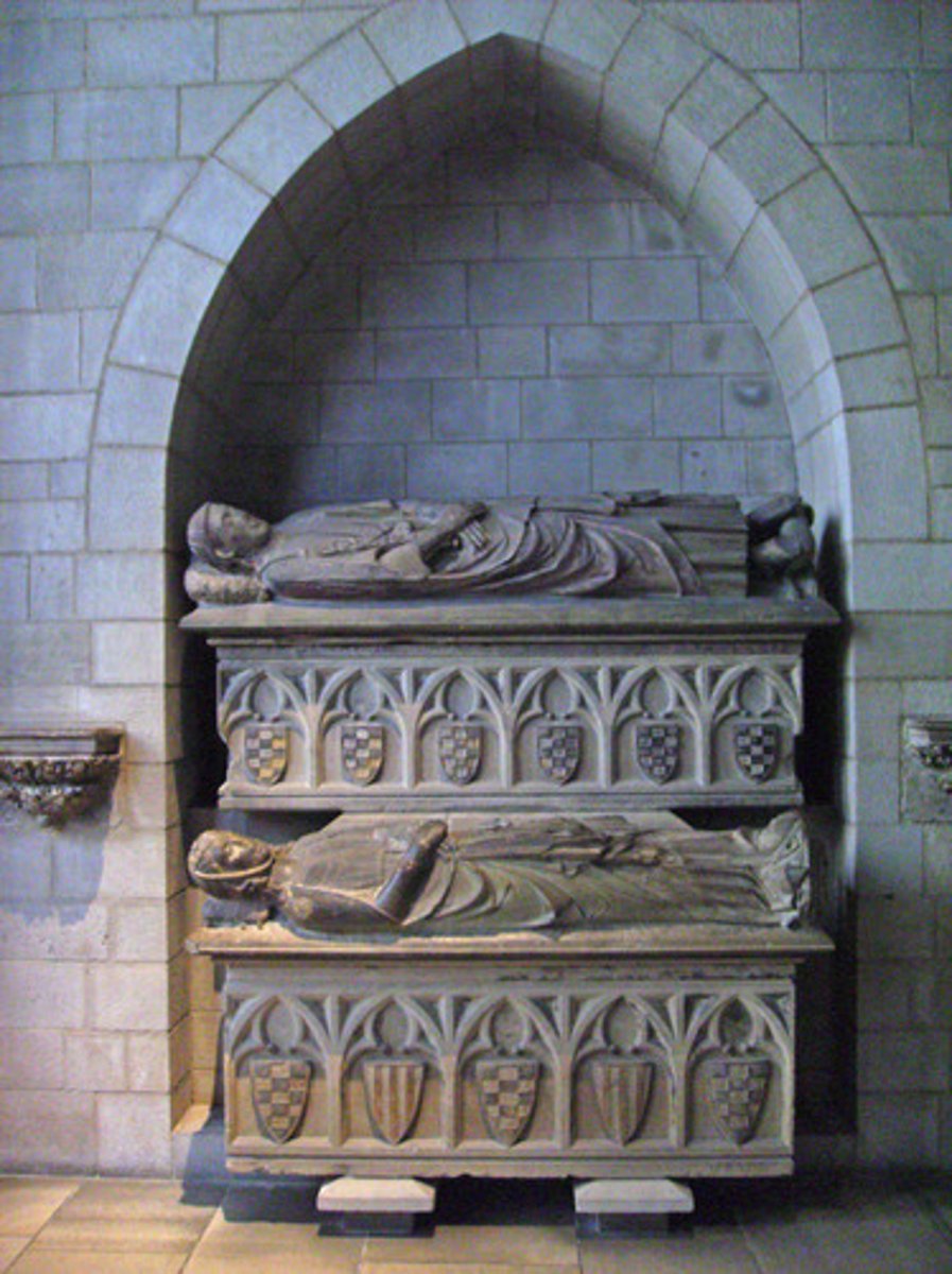 <p>(adj.) funereal, typical of the tomb; extremely gloomy or dismal</p>