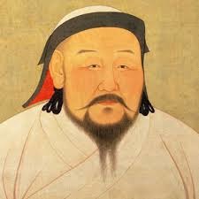 <p>Grandson of Genghis Khan, Mongol ruler, he completed the conquest of China and founded the Yuan dynasty, he preferred to live in a palace</p>