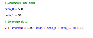 <p>beta_0 = 500 </p><p>beta_1 = 50</p>