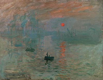 <p>“Impression: Sunrise” 1872</p>