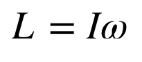 <ul><li><p>tendency of a rotating object to keep rotating about its axis </p></li><li><p>conserved when the net external torque is equal to zero</p></li><li><p>L= angular momentum</p></li><li><p>I= moment of intertia </p></li><li><p>greater I = more torque needed to change an object’s angular momentum</p></li></ul><p></p>
