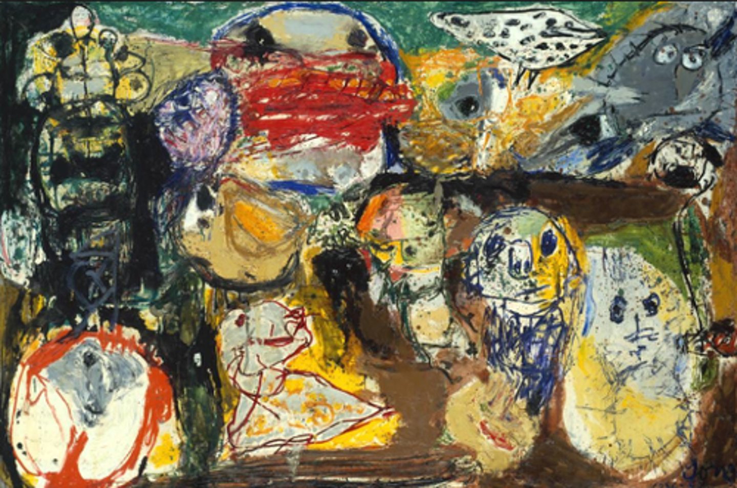 <p>asger jorn, family themes, inspired by children's art</p>