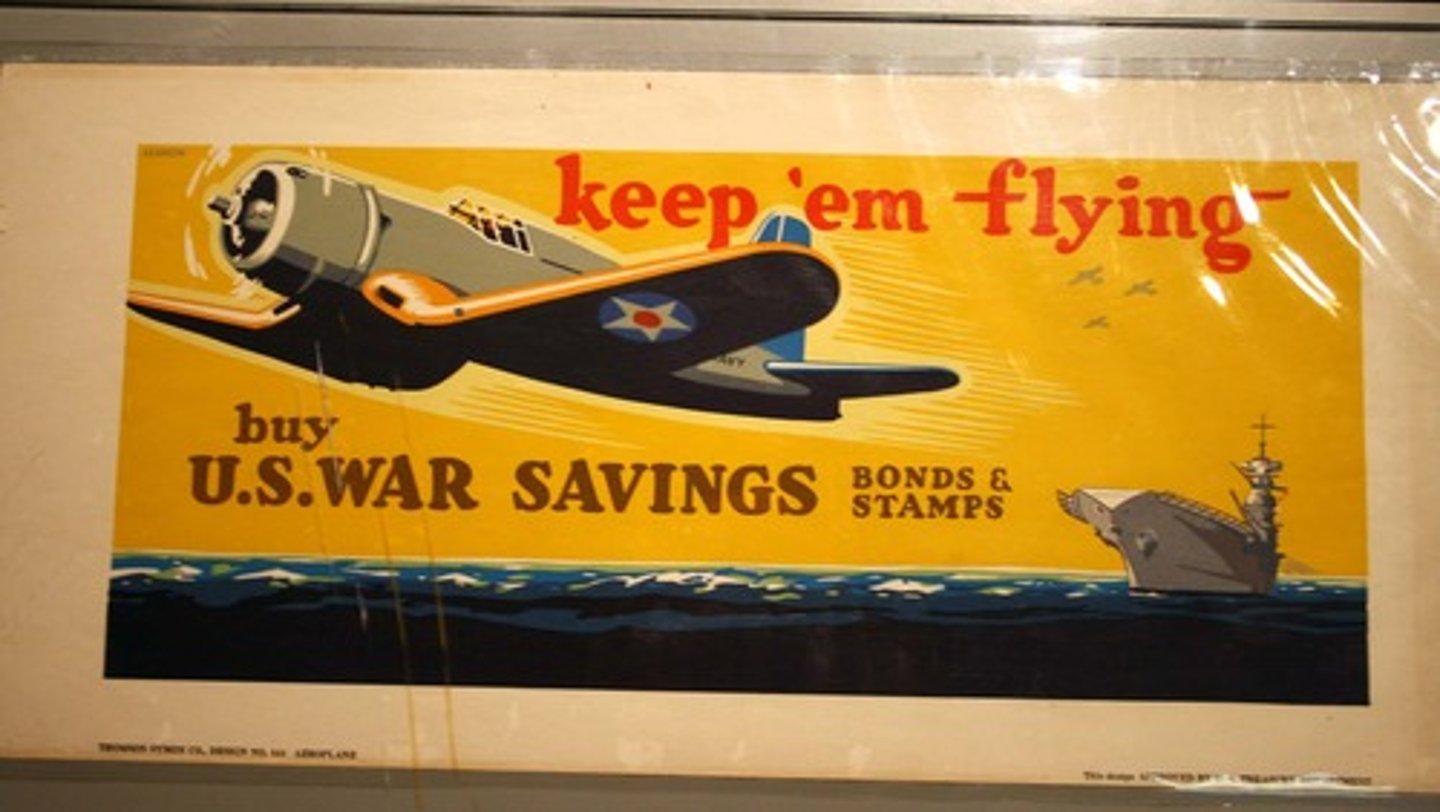 <p>Certificates sold by the United States government to pay for the war.</p>