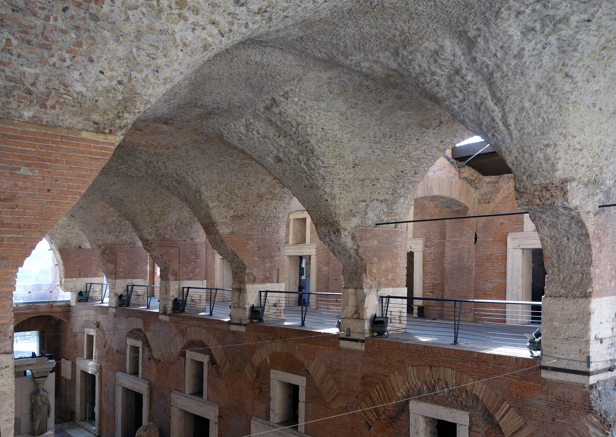 <p>title: Apollodorus of Damascus, Markets of Trajan</p><p>location: Rome, Italy</p><p>date: 110 CE</p><p>details: adjacent to Forum of Trajan + groin vaulted market hall + built into hill</p>