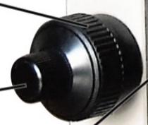 Coarse and fine focus knobs