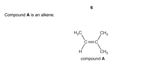 <p>A structure isomer of compound A has E/Z isomers </p><p>Draw the structure of the Z isomer and then name this isomer</p>