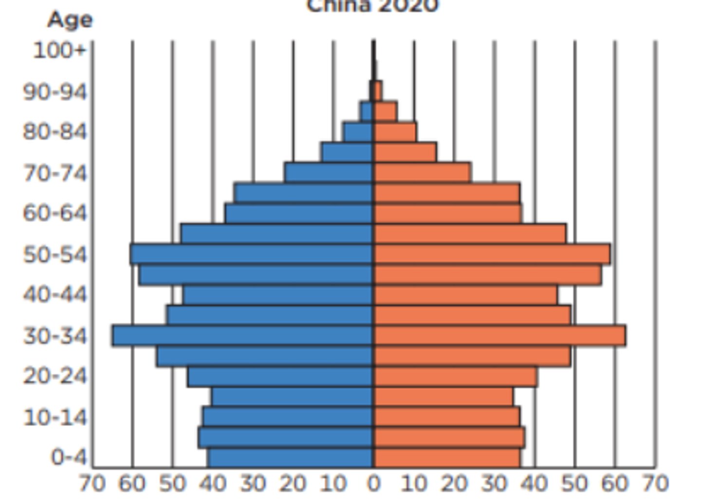 <p>is this population pyramid growing, stable, declining</p>