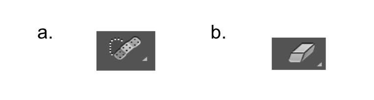 <p>Which tool is the easer tool?</p>