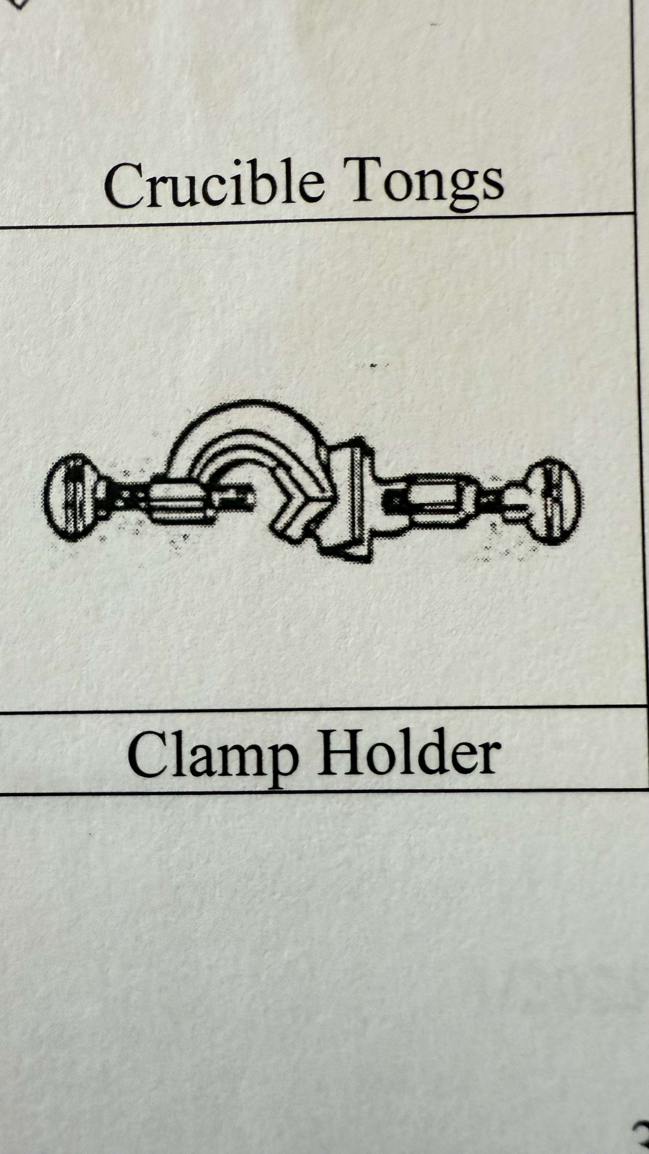 <p>Clamp Holder</p>
