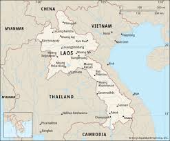 <p> only landlocked country in Southeast Asia, bordered by Myanmar and China to the northwest, Vietnam to the east, Cambodia to the southeast, and Thailand to the west and southwest.</p>