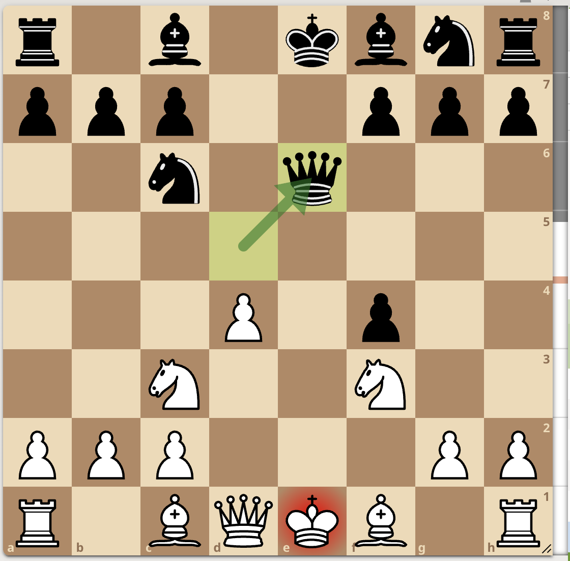 <p>…Qe6+ ?</p>