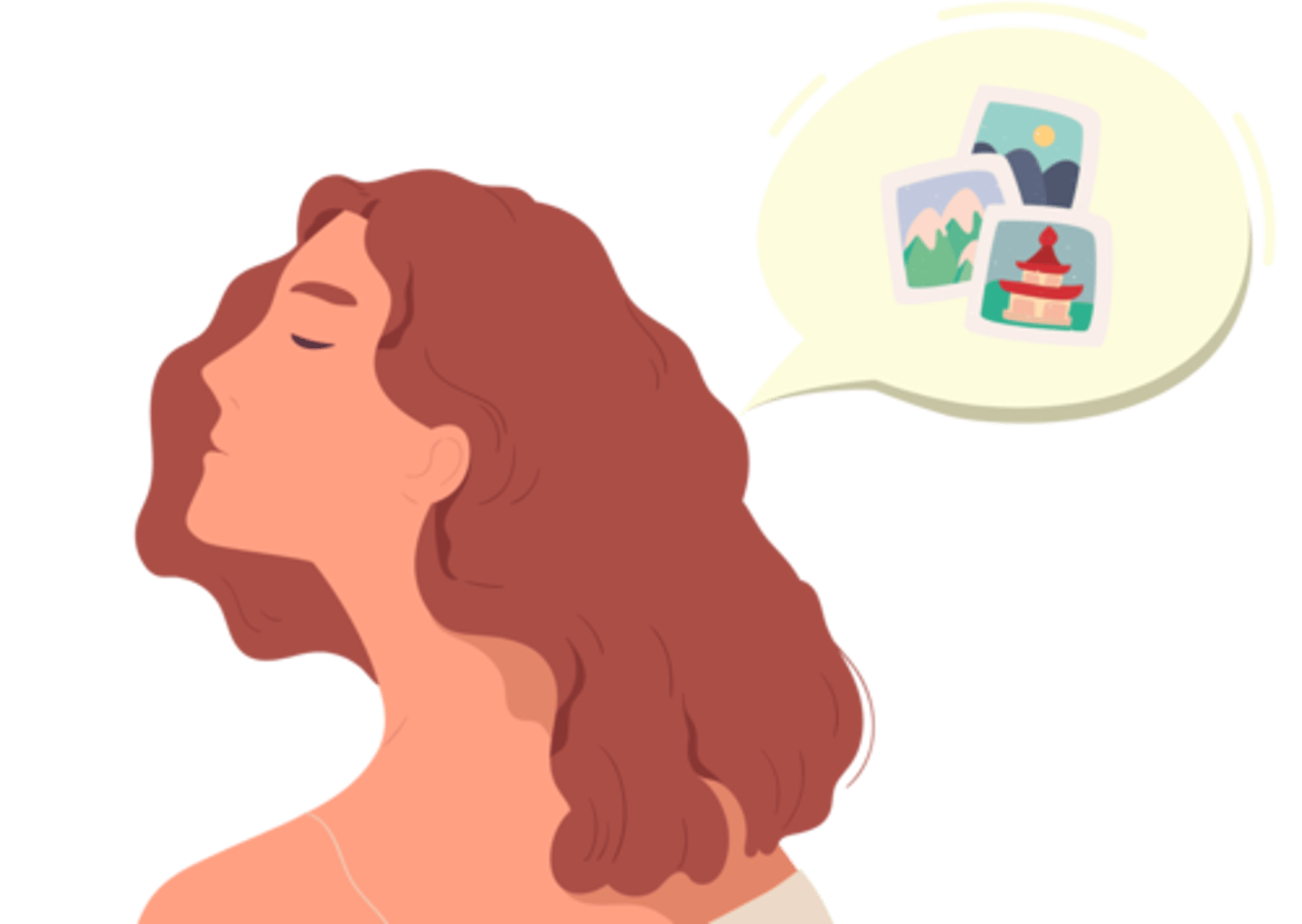 <p>to remember something</p>