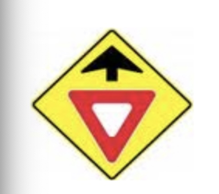 <p><span style="background-color: transparent;">c. Warning, Yield sign ahead</span></p>