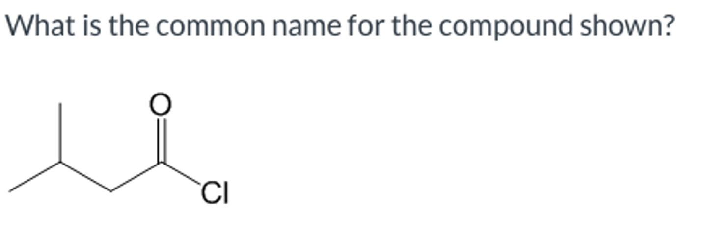 <p>What is the common name for the compound shown?</p>