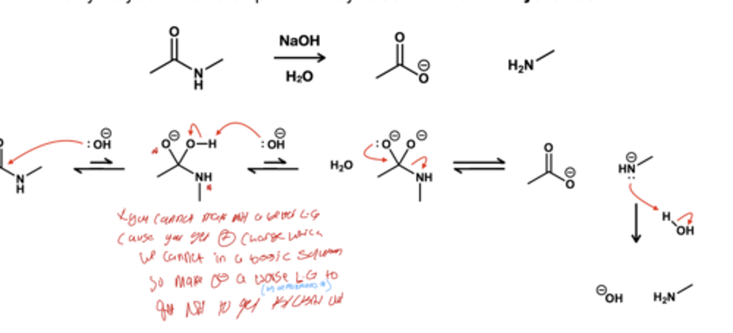 <p>NaOH, H2O</p>