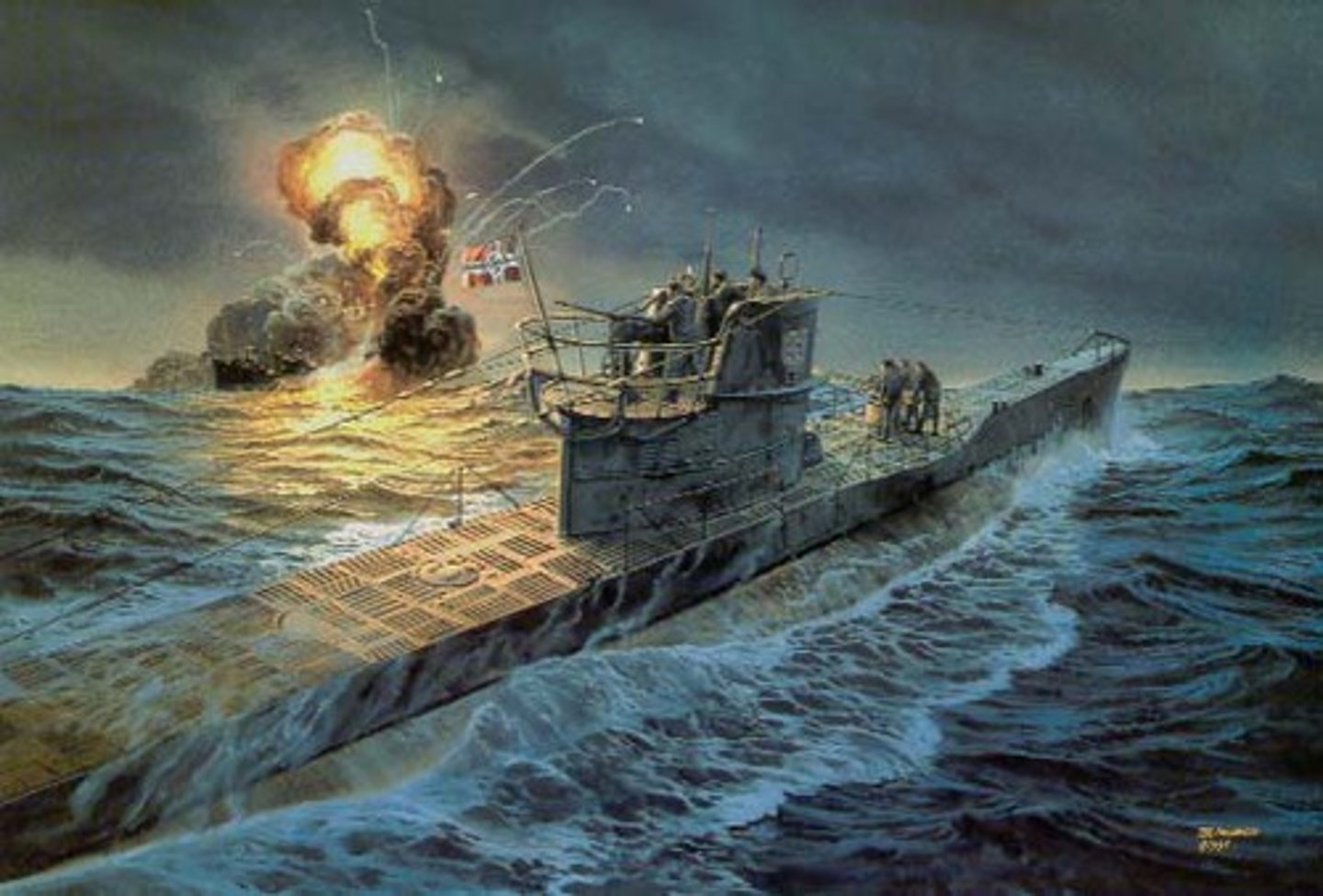 <p>German submarines used in World War I; they sank many Allied ships around the British Isles. They were responsible for the sinking of the HMS Lusitania and the Sussex.</p>